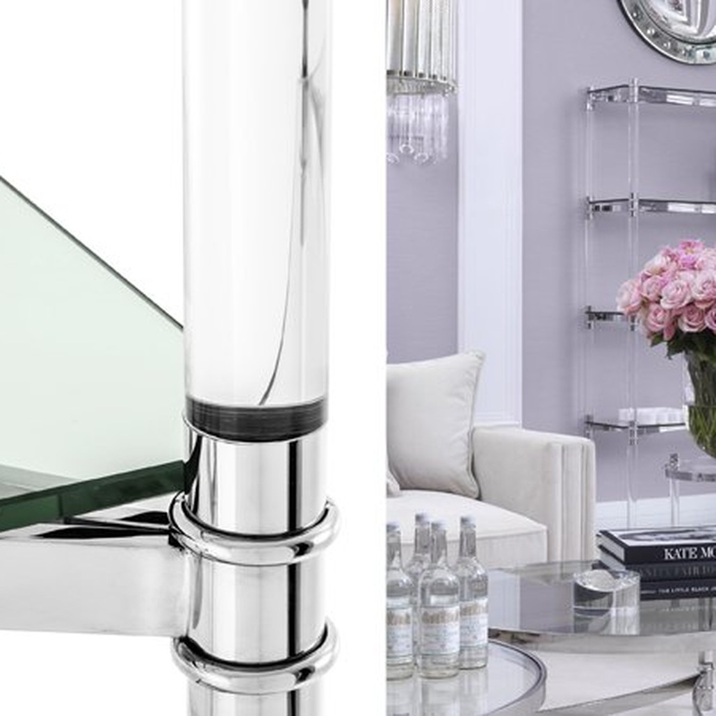 Стеллаж Eichholtz Cabinet Trento Stainless Steel
