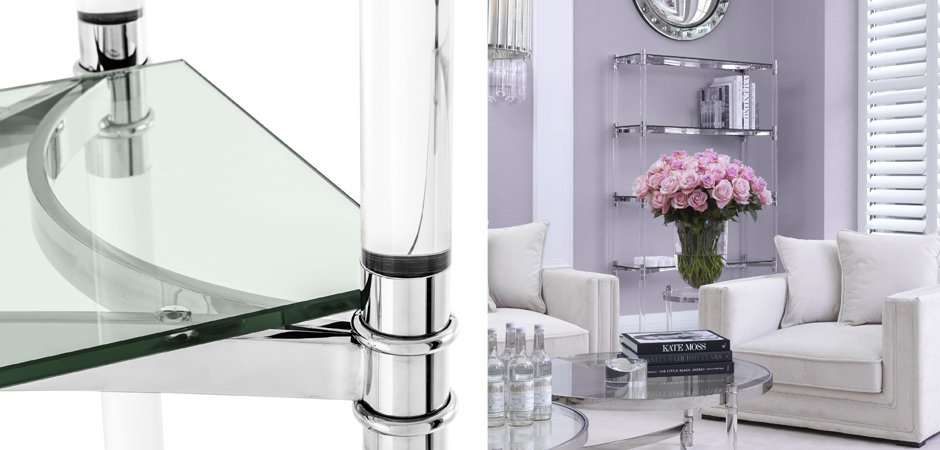 Стеллаж Eichholtz Cabinet Trento Stainless Steel