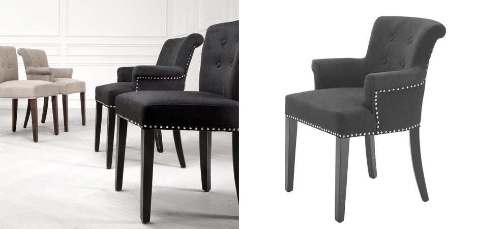 Стул Eichholtz Dining Chair Key Largo With Arm