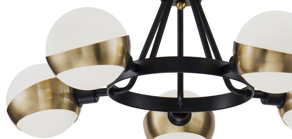Люстра Hold Ball Brass Chandelier 5