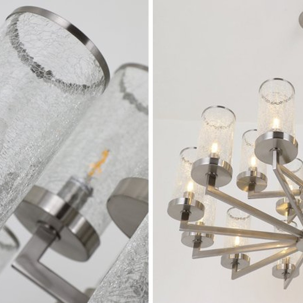 Люстра LIAISON TWO-TIER Chandelier 18 Silver