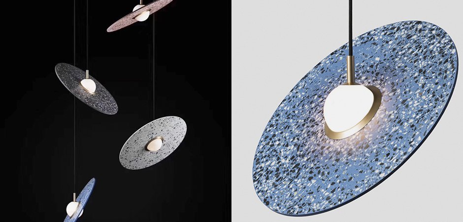 Подвесной светильник Stone Disc Haning Pendant