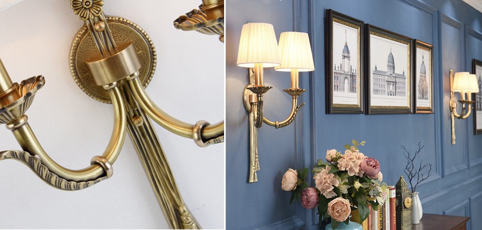 Бра 5538 PERTH SCONCE Antiqued solid brass