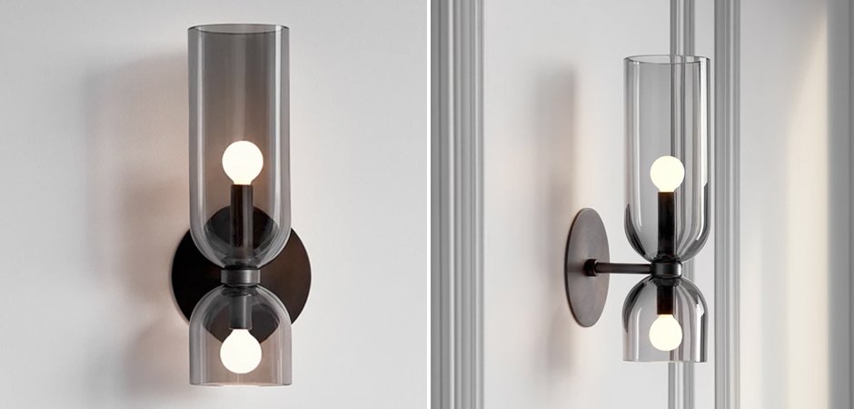 Бра Lightmaker Studio Edie Sconce Gray