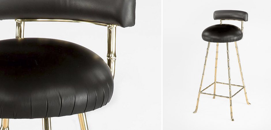 Барный стул High Upholstered Bar Stool
