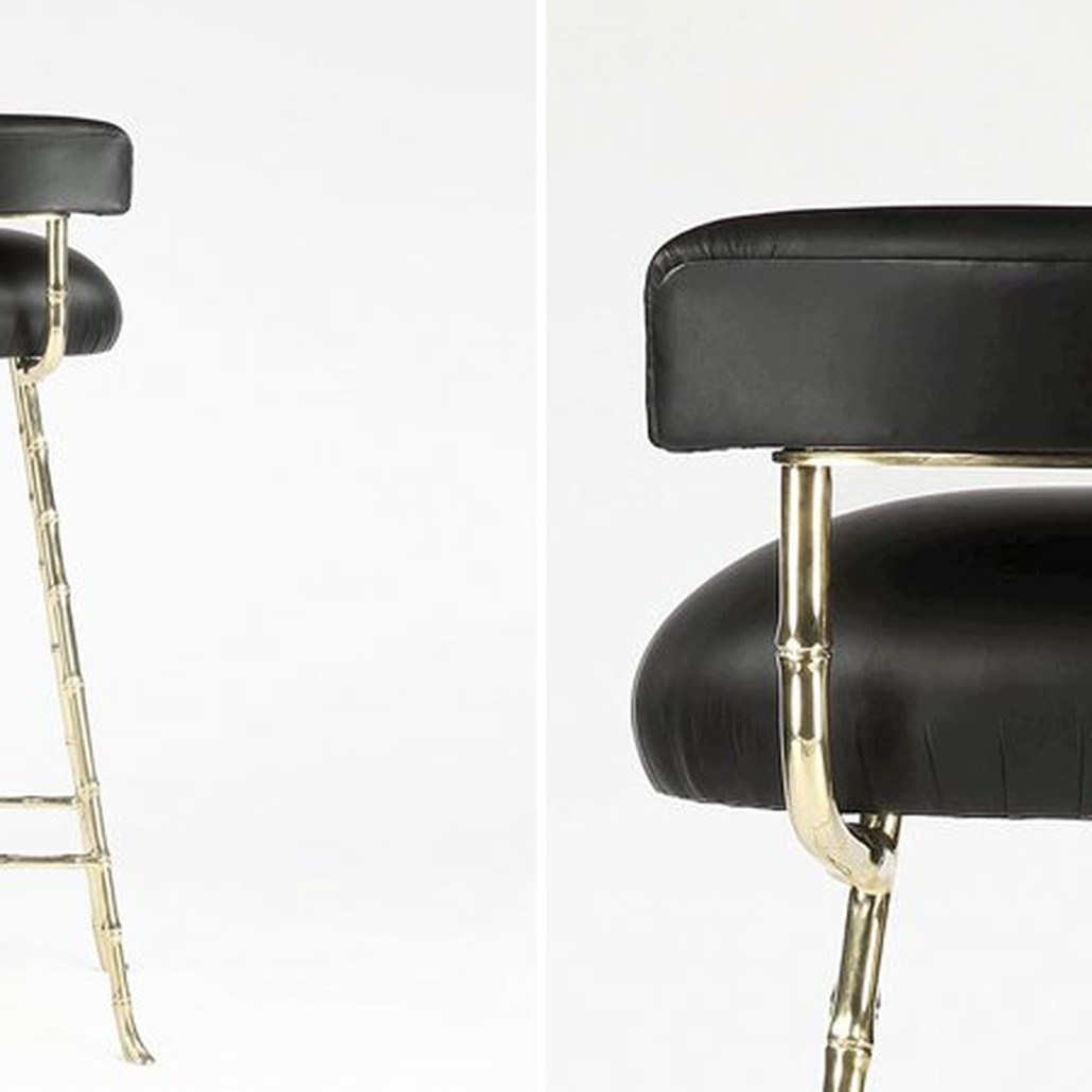 Барный стул High Upholstered Bar Stool