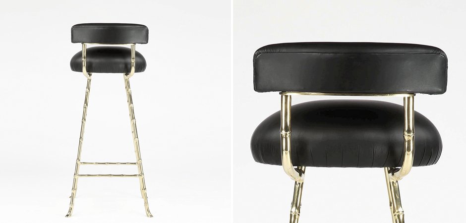 Барный стул High Upholstered Bar Stool