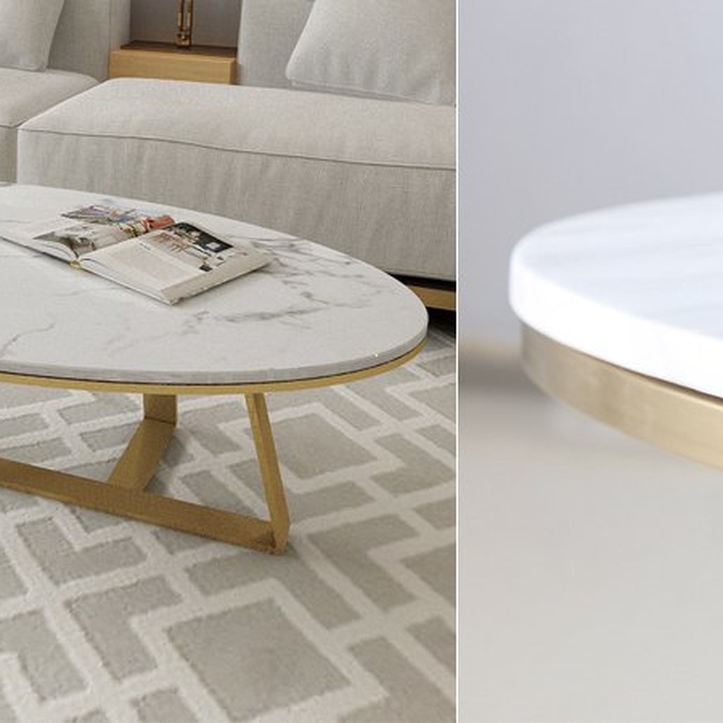 Кофейный стол Marble Oval Table