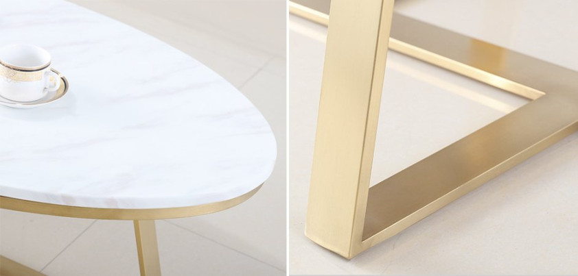 Кофейный стол Marble Oval Table