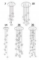 Люстра Bocci 14 Round Chandelier Led Crystal Glass
