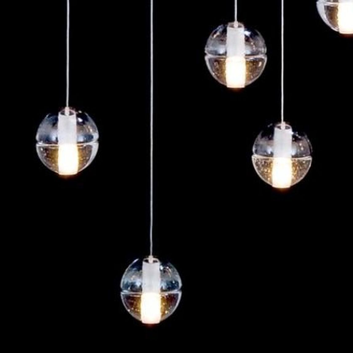 Люстра Bocci 14.7 Led Crystal Glass на прямоугольной планке