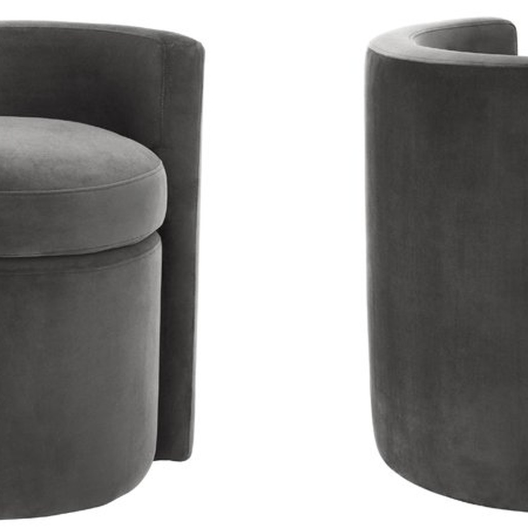 Кресло Eichholtz Stool Arcadia dark grey