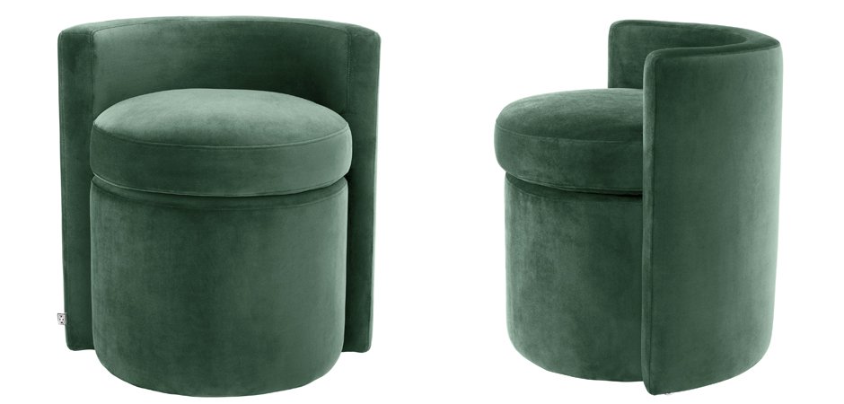 Кресло Eichholtz Stool Arcadia dark green