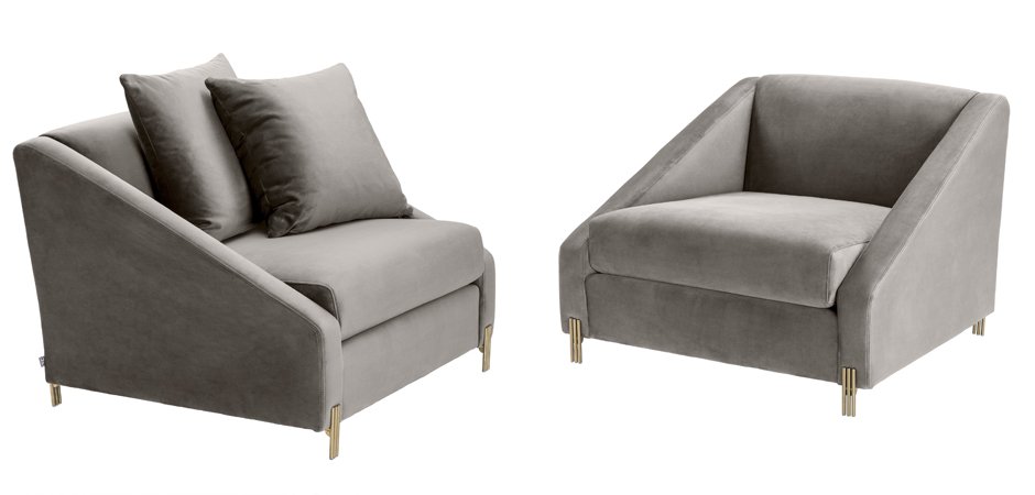 Кресло Eichholtz Chair Candice grey