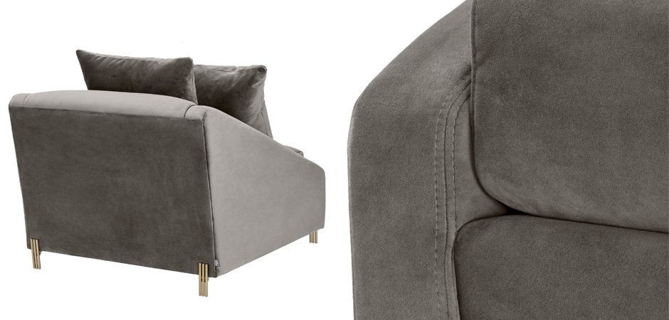 Кресло Eichholtz Chair Candice grey