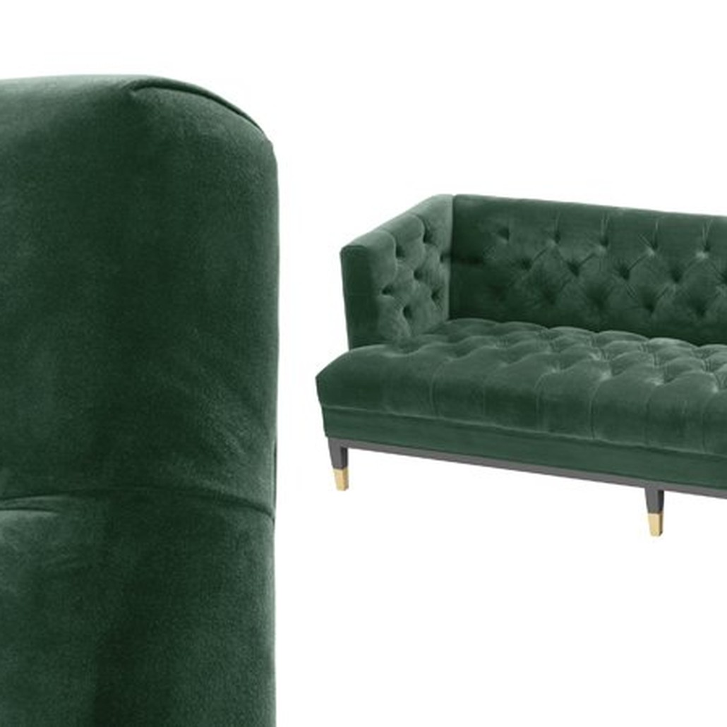 Диван Eichholtz Sofa Castelle dark green
