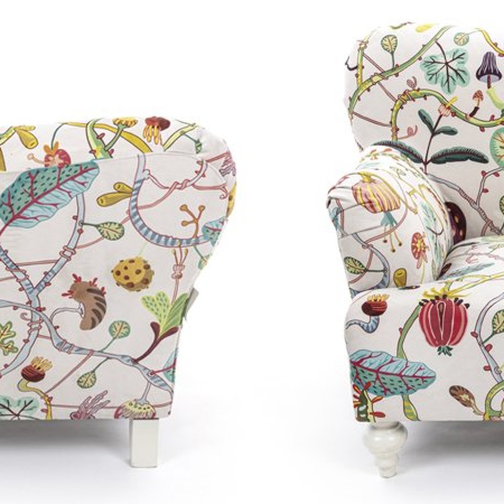 Кресло Seletti Armchair Botanical diva white