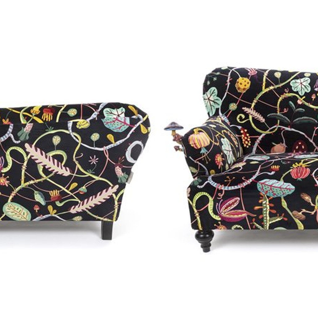 Диван Seletti Botanical Diva Sofa Black