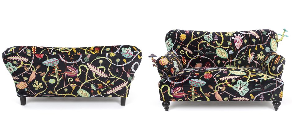 Диван Seletti Botanical Diva Sofa Black
