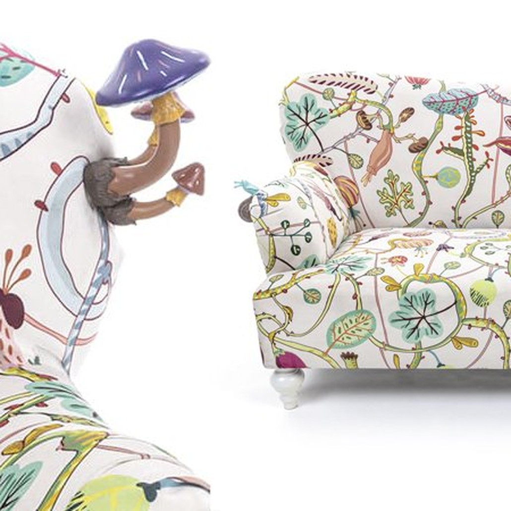 Диван Seletti Botanical Diva Sofa White