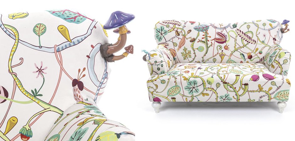 Диван Seletti Botanical Diva Sofa White