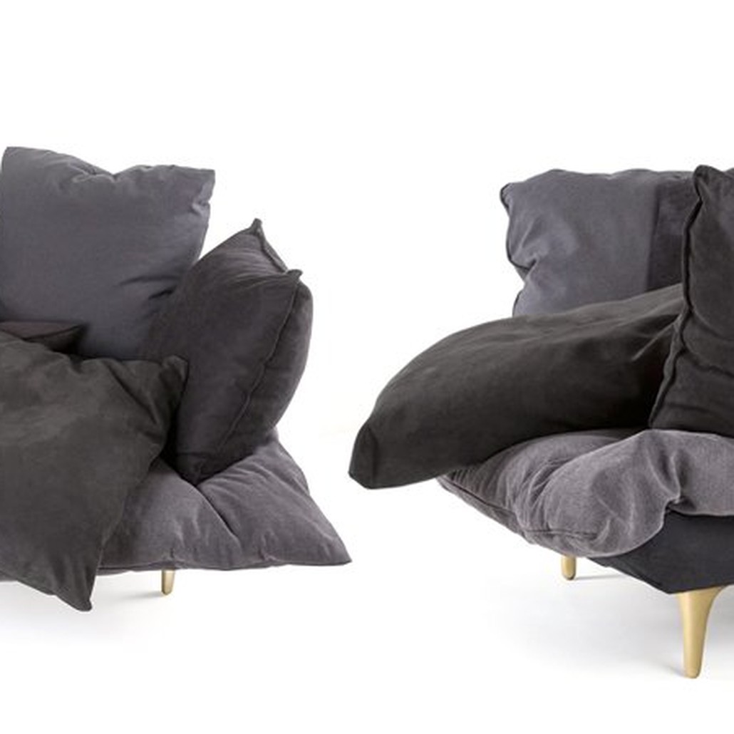 Кресло Seletti Armchair Comfy charcoal grey