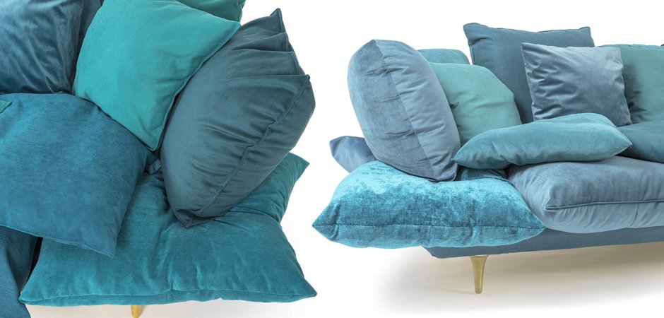 Диван Seletti Sofa Comfy Turquoise