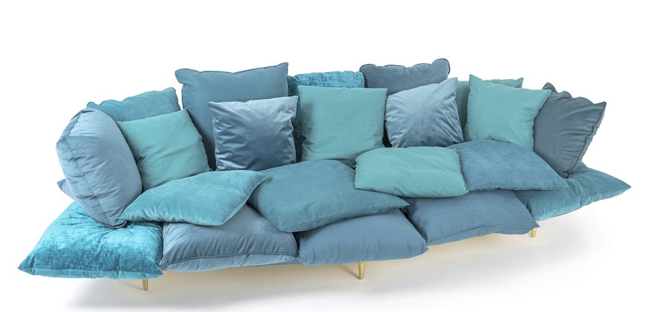 Диван Seletti Sofa Comfy Turquoise