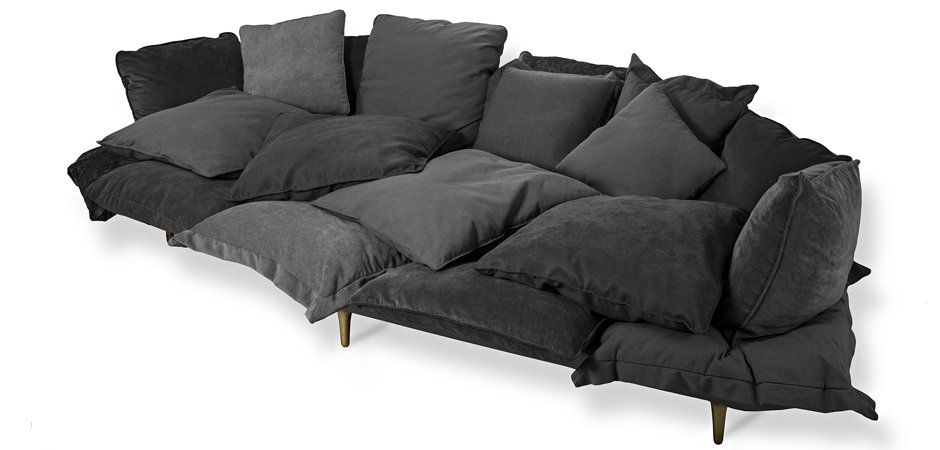 Диван Seletti Sofa Comfy charcoal grey