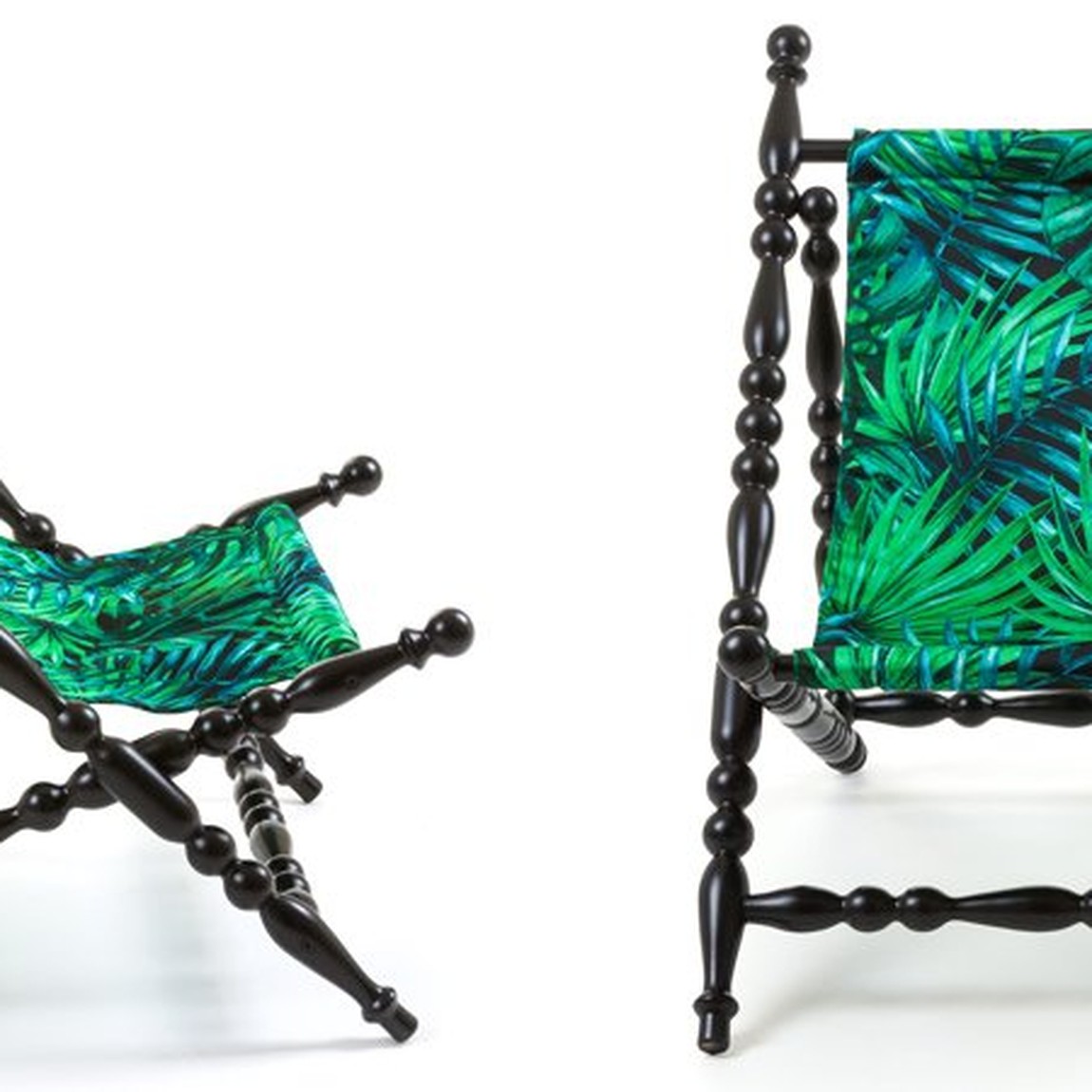 Стул Seletti Heritage Foldable Deckchair Leave