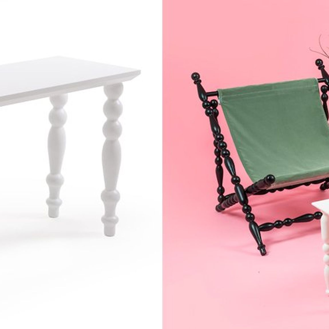 Журнальный стол Seletti Heritage Coffee Table Rectangular White