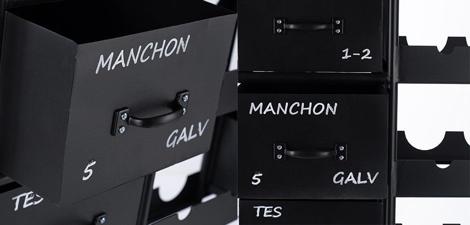 Винный стеллаж RADAGAST IRON WINE CHEST BLACK