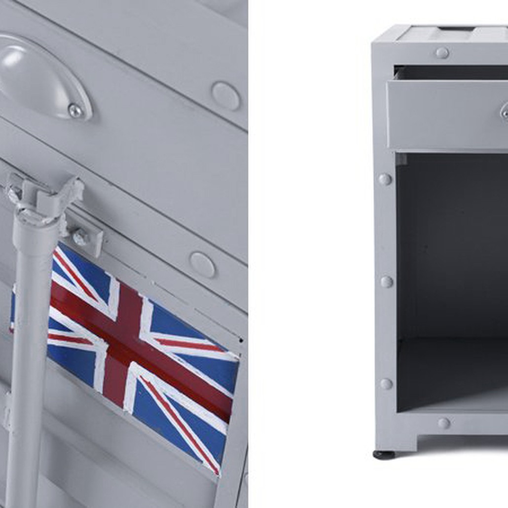 Тумба Union Jack с ящиком и дверью