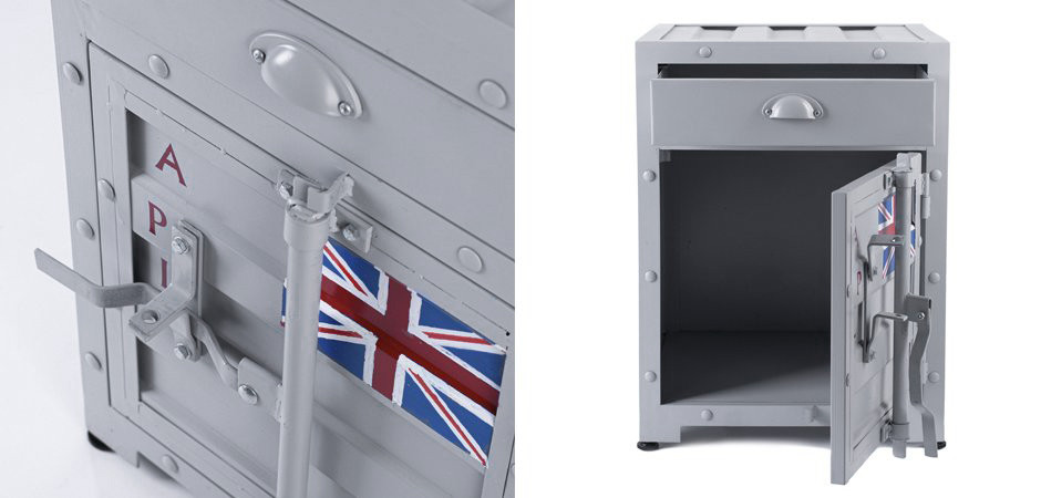 Тумба Union Jack с ящиком и дверью