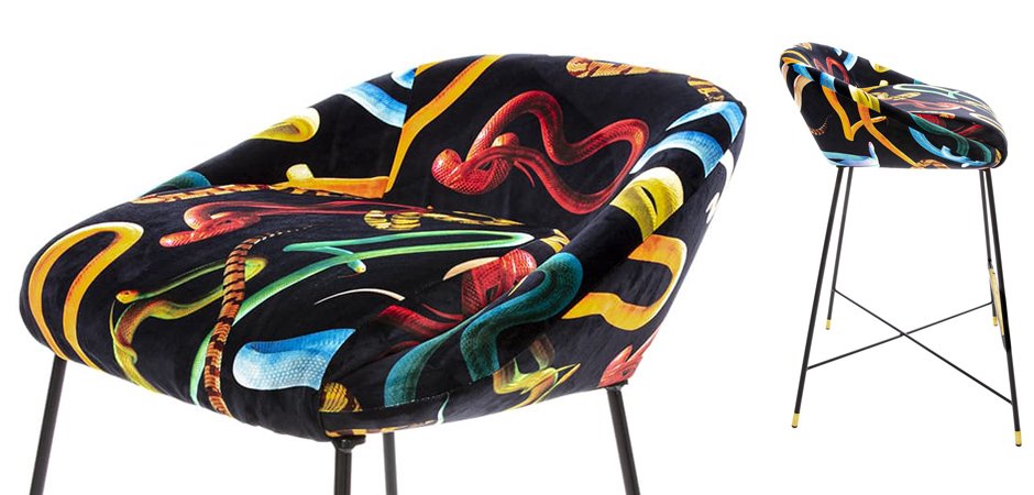 Барный стул Seletti High Stool Snakes