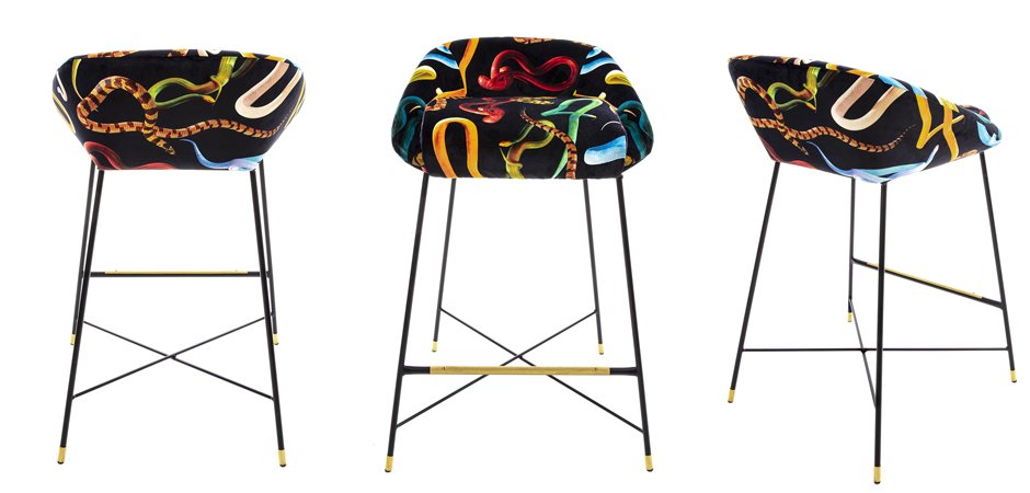 Барный стул Seletti High Stool Snakes