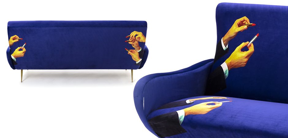 Диван Seletti Sofa Three Seater Lipsticks
