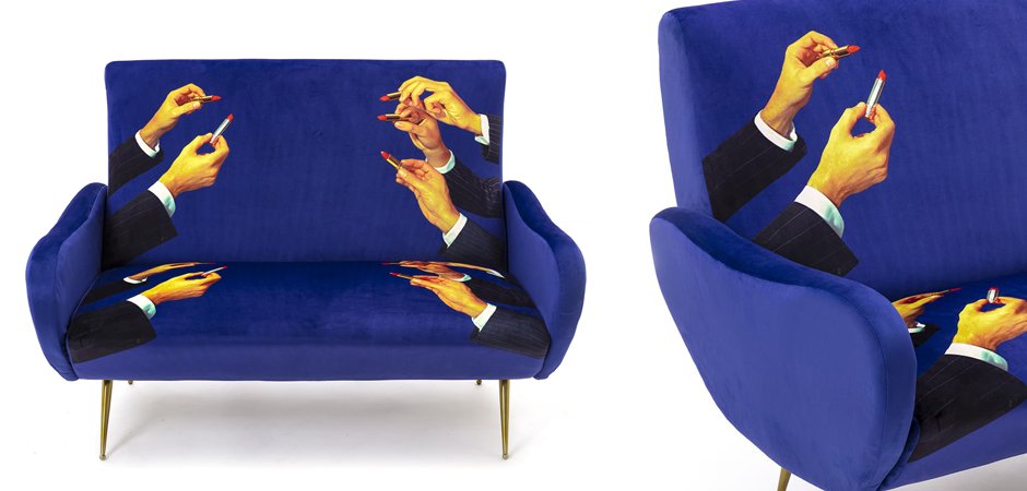 Диван Seletti Sofa Two Seater Lipsticks