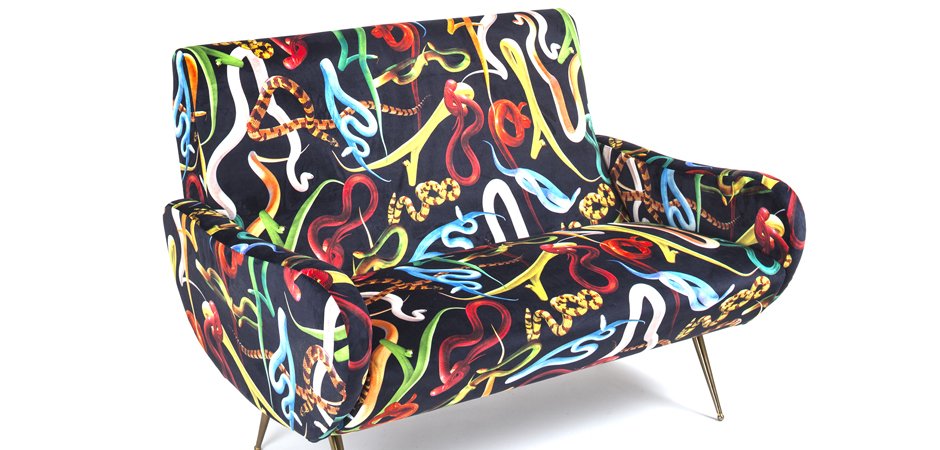 Диван Seletti Sofa Two Seater Snakes