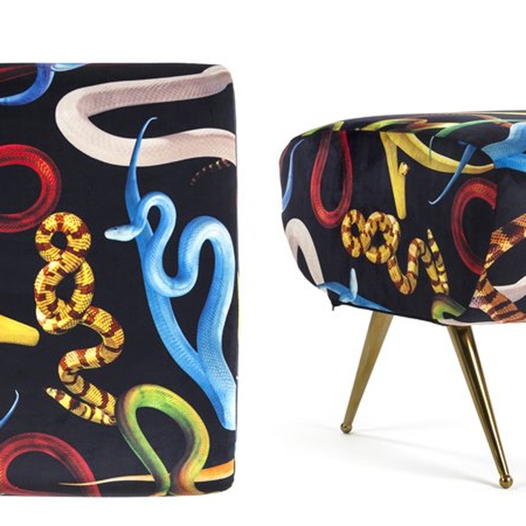 Оттоманка Seletti Pouf Snakes