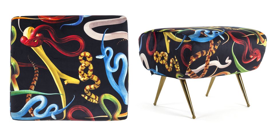 Оттоманка Seletti Pouf Snakes
