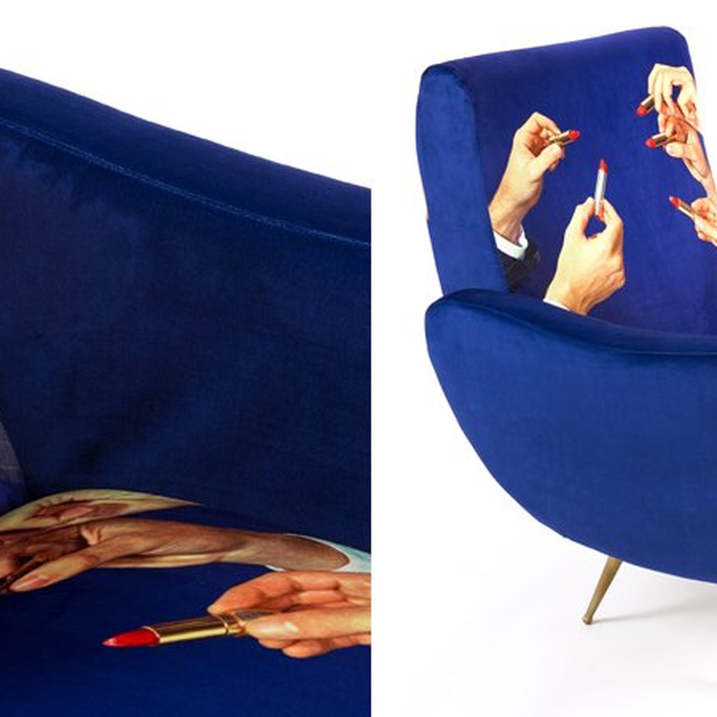 Кресло Seletti Armchair Lipsticks