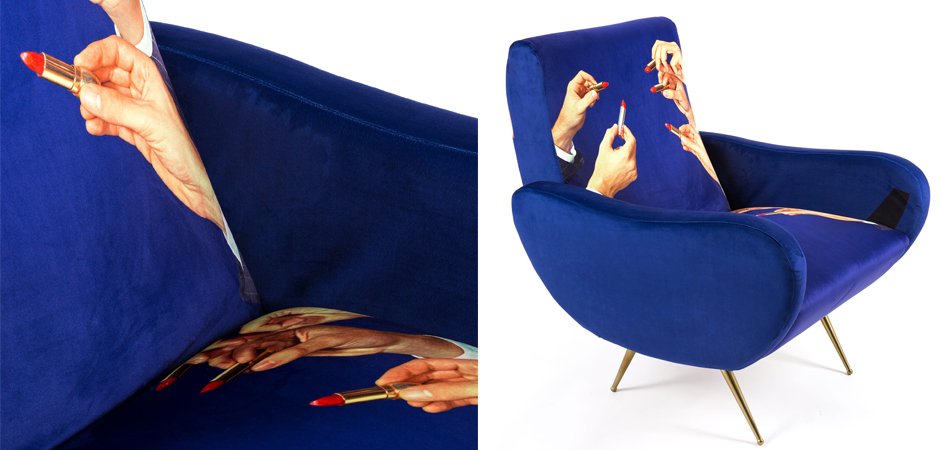 Кресло Seletti Armchair Lipsticks