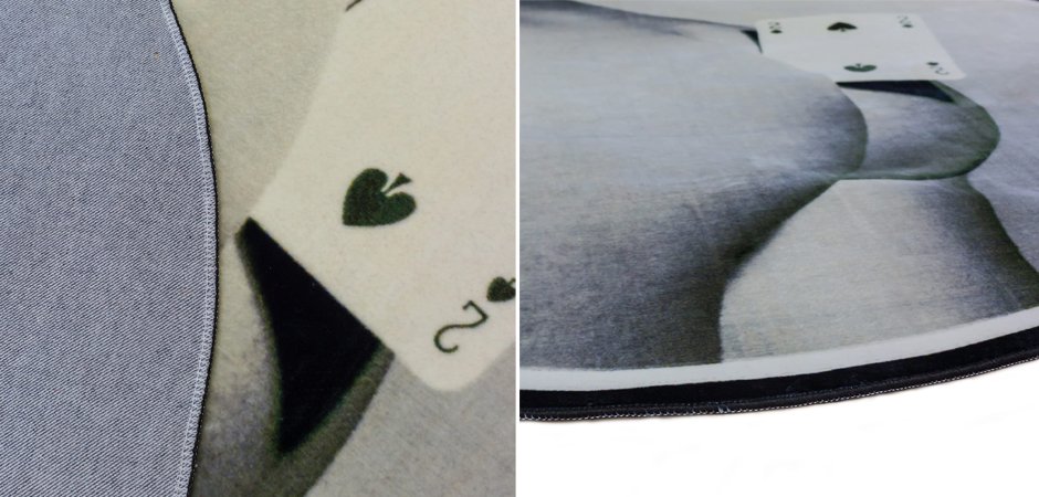 Ковер Seletti Round Rug Two of Spades