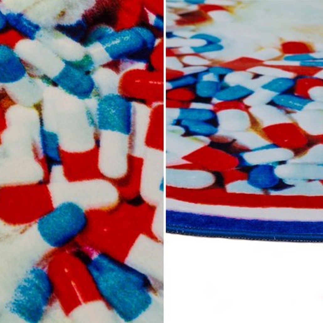Ковер Seletti Round Rug Cat
