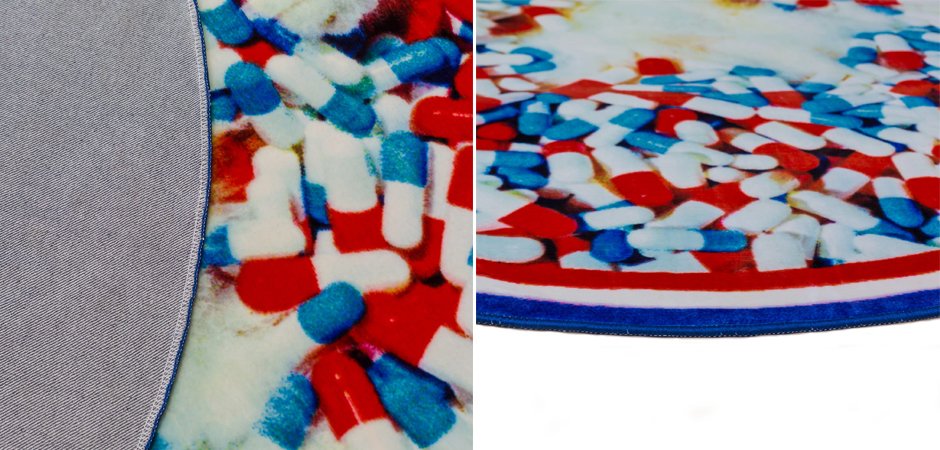 Ковер Seletti Round Rug Cat