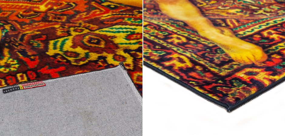 Ковер Seletti Rectangular Rug Lady on Carpet