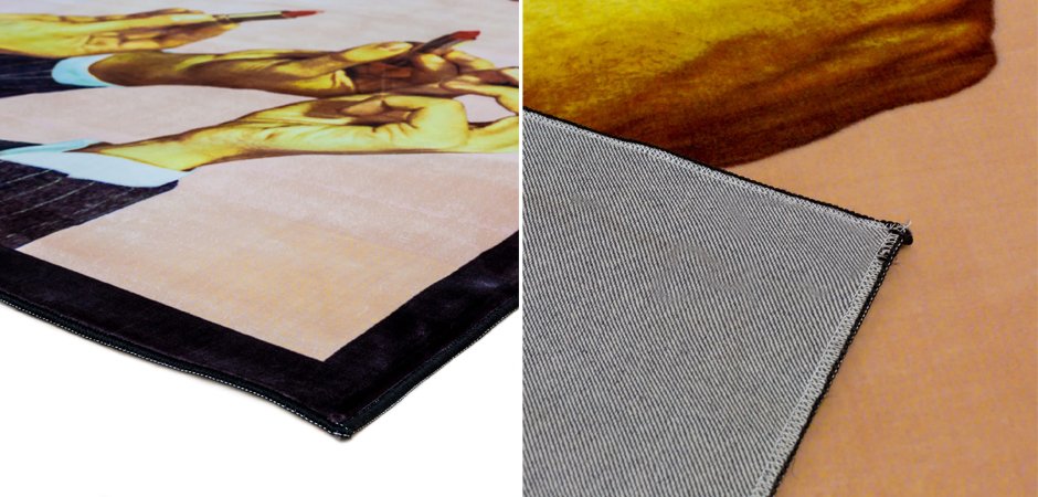 Ковер Seletti Rectangular Rug Lipsticks