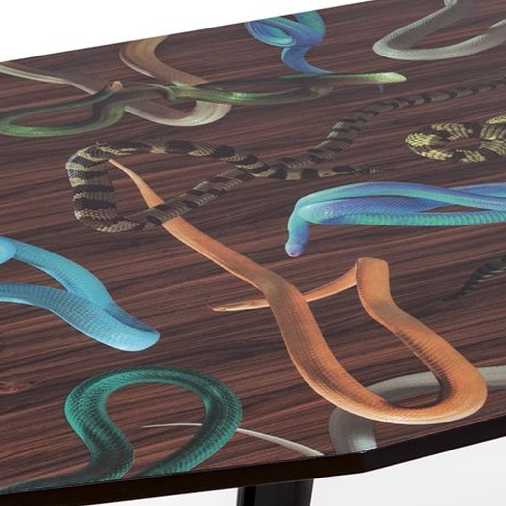 Обеденный стол Seletti Table Snakes On Wood