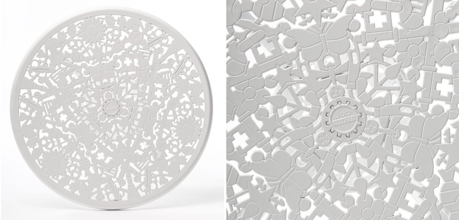 Обеденный стол Seletti Industry Collection ALUMINIUM TABLE – WHITE